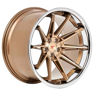 20x10''Ferrada Wheels CM2 Brushed Cobre with Chrome Lip Rims