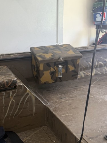 Sea Ark Boat Storage Compartment For Channel In Gunnel Duck Brush Camo