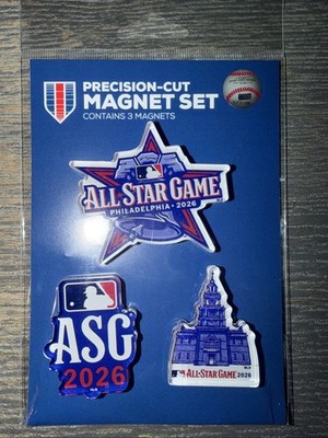 2026 MLB All Star Game 3 Magnet Set Philly Philadelphia Phanatic Phillies