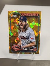 SCOTT BARLOW 2024 TOPPS CHROME UPDATE SERIES SAPPHIRE GOLD /50