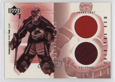 2001-02 Upper Deck Challenge for the Cup Then and Now Patrick Roy #TN-PR HOF 2d8