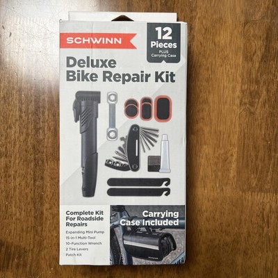 Schwinn 12tlg Fahrrad Reparatur Werkzeug Set Ratschenschlüssel Schnellspanner Reifenhebel