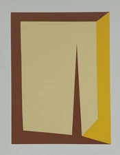 Richard MORTENSEN Original serigraph, 1956 / Original print by Mortensen