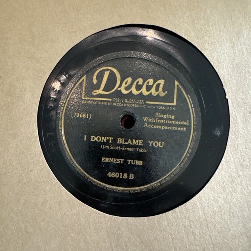 Vintage 78 RPM Plattenalbum Buch mit 10 Schallplatten; Inc. The Carter Family Ernest Tubb - Bild 6 von 24