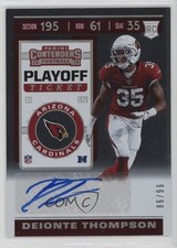 2019 Panini Contenders Rookie Playoff Ticket 86/99 Deionte Thompson Auto 18yu
