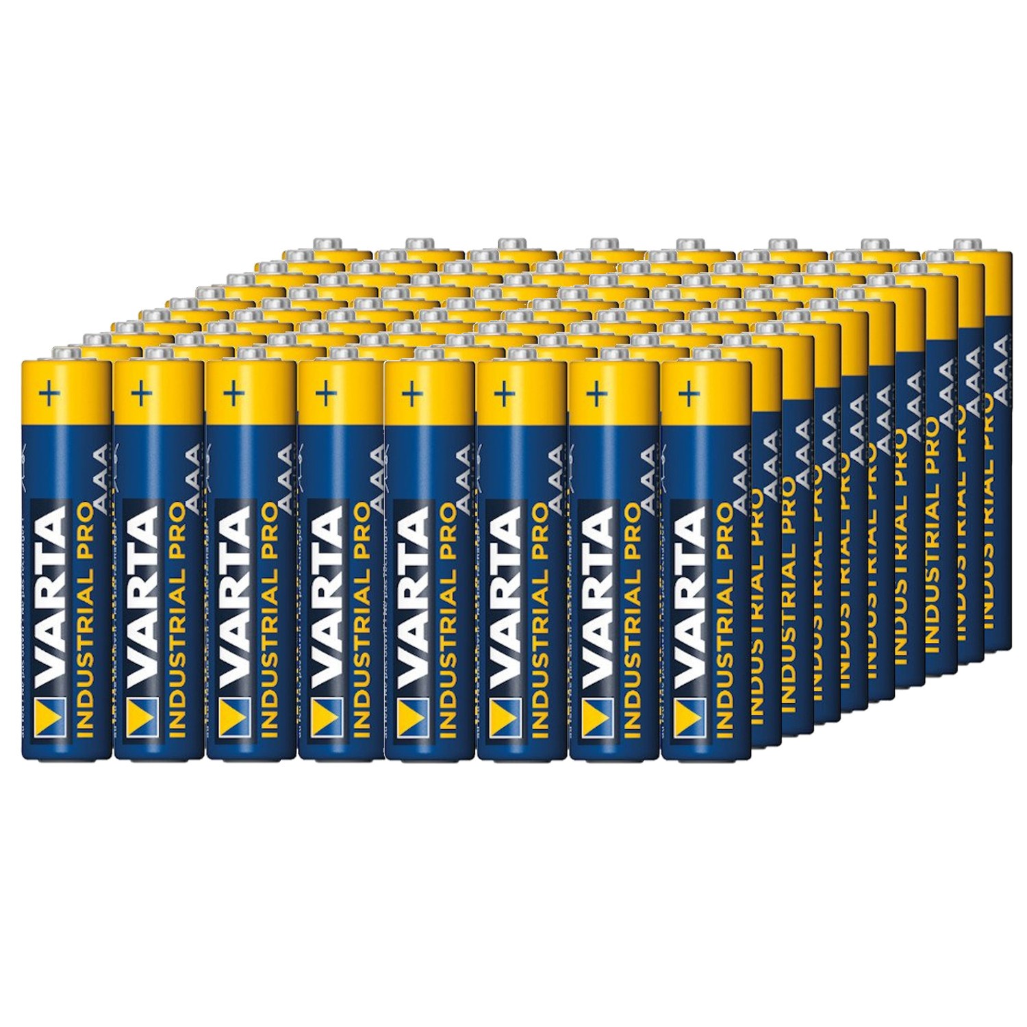 VARTA Industrial piles AAA LR03 alcaline 1,5V haute densité en boîte de 80