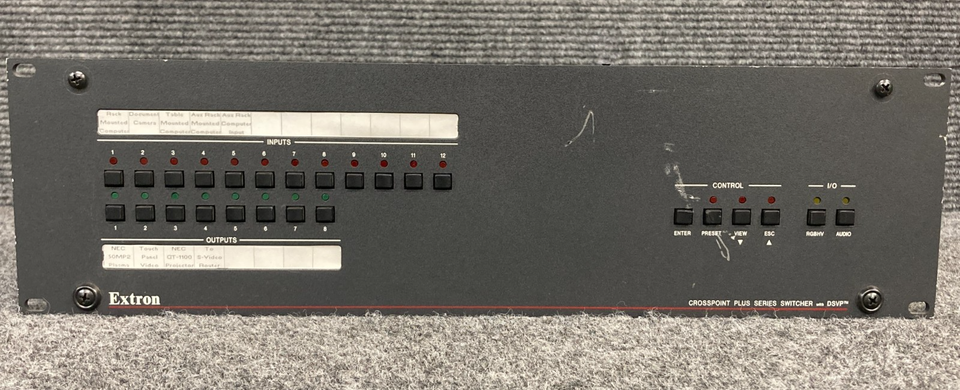 Extron Crosspoint Plus Series Switcher Plus DSVP w/ Power Cord | eBay