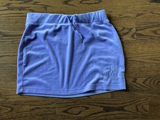 Juicy Couture X Forever 21 Purple Velour Mini Skirt Sz M