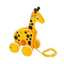 BRIO Pull Toy Giraffe 30200 for ages 1 and up. Toy Wooden Toy Gift for