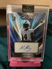 Kalen King 2023 Wildcard American Metallix Investment Card. Autographed 1/8