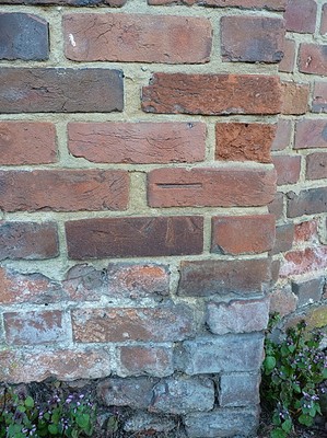 Foto 6x4 OS Benchmark - Grange Hill, Mauer südlich der Kreuzung mit Abbey L c2016