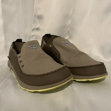 Columbia Men's Shoe Size 8 Bahama Vent PFG Boat BM4677 Beige Fishing Outdoor
