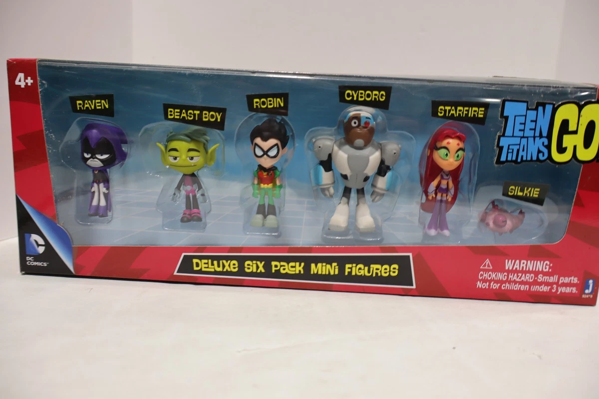 Teen Titans Go! ティーン タイタンズ 6体ミニフィギュアセット Amazon.com: Teen Titans Go Teen Titans Action Figure (6-Pack), 2