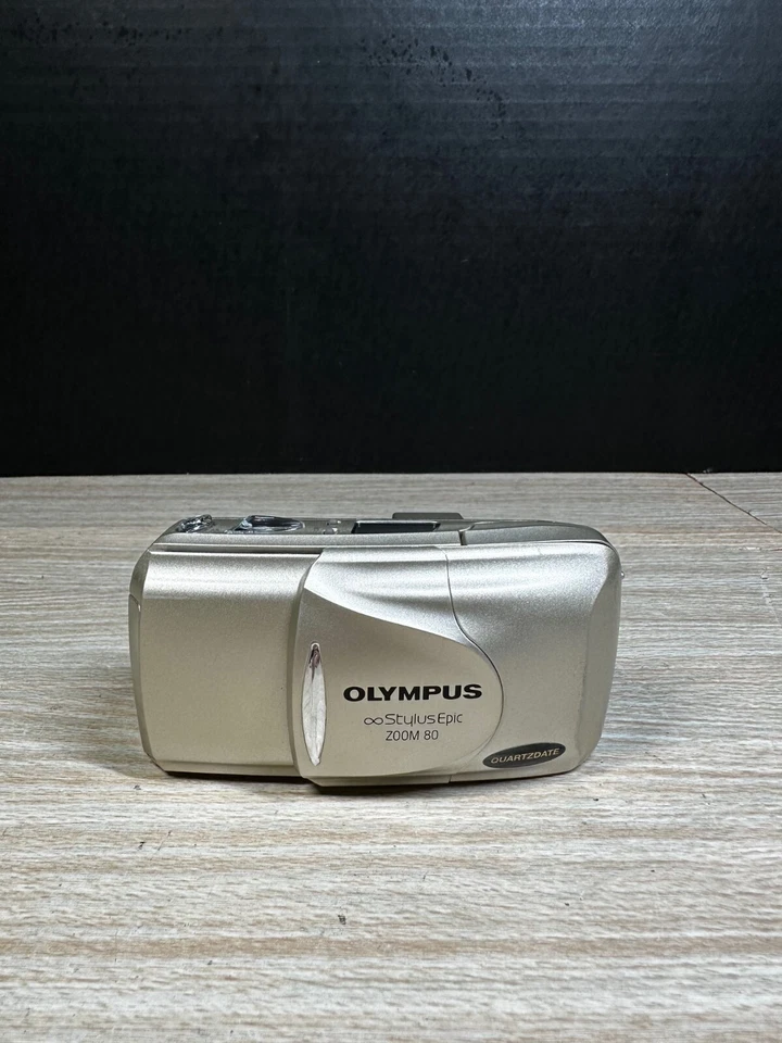 Olympus Stylus Epic Zoom 80 35mm Point & Shoot Film Camera - Film - Image 2 of 4