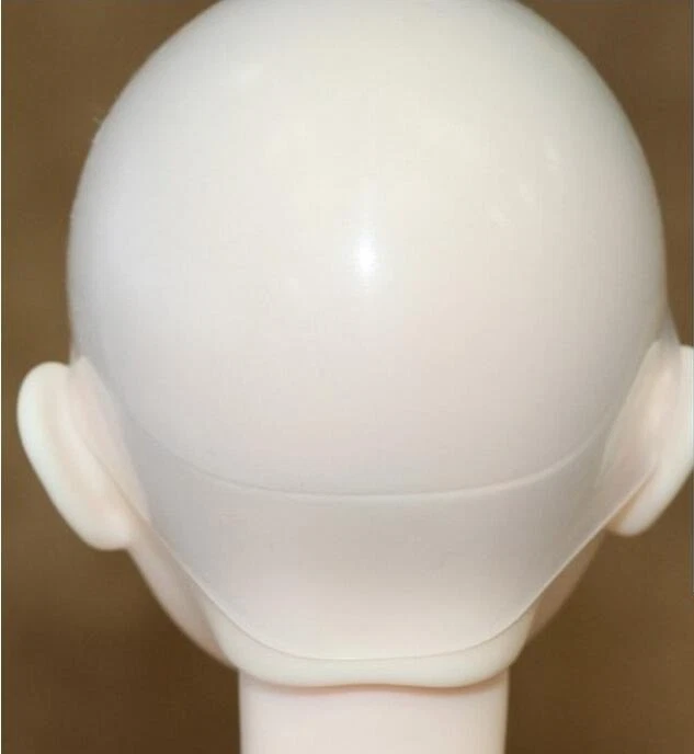 Tapa de peluca de silicona de 50 piezas de 7-8" para cubierta de protección de cabeza de muñeca MSD 1/4 Bjd Foto 3 de 4