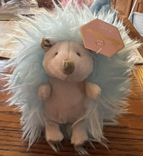 FAO SCHWARZ 6" PLUSH SPARKLERS THE HEDGEHOG - BLUE