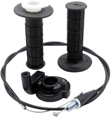 THROTTLE CABLE TWIST GRIP SET CABLE GRIP FOR HONDA XR50 CRF50 XR70 CRF70 BIKE 