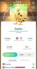 Shiny  Galarian Zapdos Galar - P T C 0r TRADE 20k Stardust - Read description