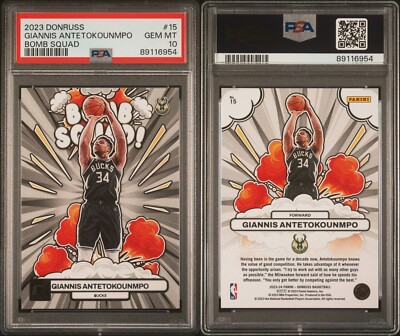 2023 DONRUSS GIANNIS ANTETOKOUNMPO BOMB SQUAD INSERT MILWAUKEE