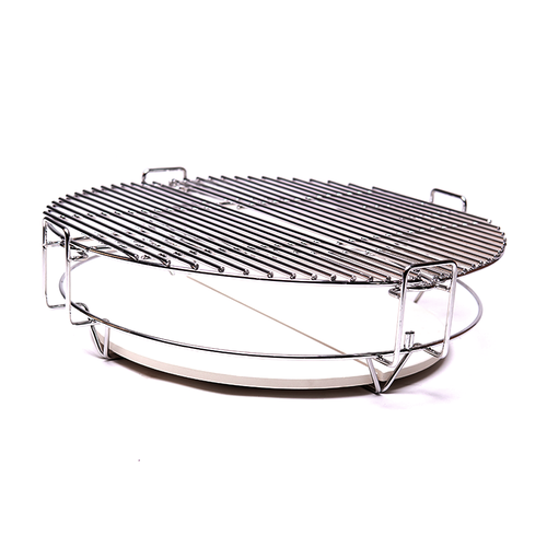 Universal Multi-Level Cooking System For Kamado BBQ 24" Divide And Conquer - Picture 3 of 8