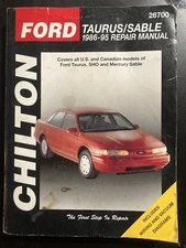 Chilton Ford Taurus Sable 1986-95 Repair Manual 26700 Shop