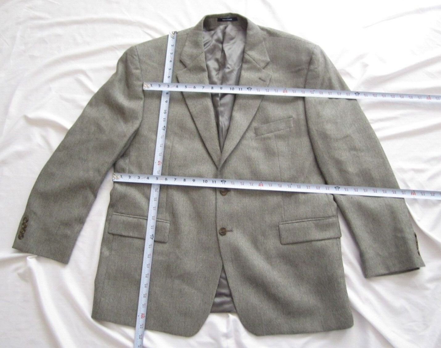 New Vtg Chaps Ralph Lauren Men Wool/Alpaca Herringbone Blazer Sz 50R(MJ10)Canada thumbnail 5