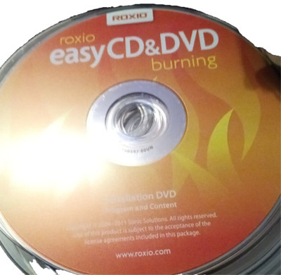 Roxio Easy CD & DVD Burning installation disc only
