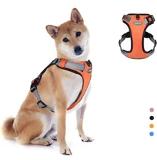 Dog Harness Neon Orange Size Medium New