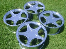 17 New Set Mustang Gt Oem Chrome Wheels 3307 1994-2004