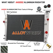 Fit 1993-2002 Chevy Camaro/ Pontiac Firebird Trans AM 5.7L V8 Radiator 4-Row