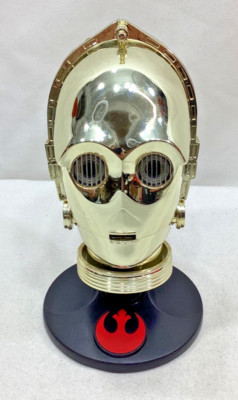 1997 Riddell Star Wars C3PO Head / Bust Line Lights Working Complete  FREESHIP