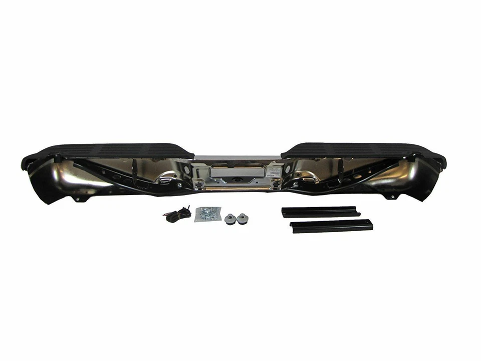 NEW Chrome - Rear Step Bumper Assembly for 1999-2007 Ford F250 F350 Super Duty Foto 4 de 4