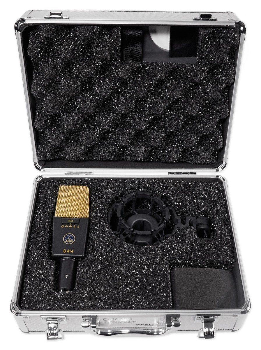 AKG C414 XLII Multi-Pattern Studio Condenser Microphone Recording