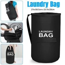 Large Backpack Laundry Bag Heavy Duty Washing Clothes Buckle & Strap 50x68.5 CM