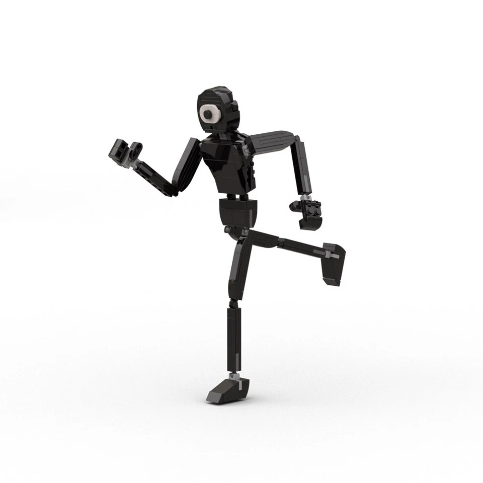 MOC: Black One-Eyed Monster Toys Building Set 186 Pieces from Game for Christm - Image 4 of 4