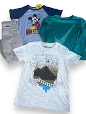 Boys Clothing Lot 5T 6 Nike Mickey Mouse Weatherproof Wrangler Shirt Pants 4pc