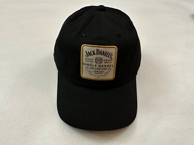 Jack Daniel's Single Barrel Black Baseball Hat Cap Adjustable One Size