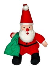 Vintage Santa Claus By International Silver Co Nylon 24" Stuffed 1991 Christmas