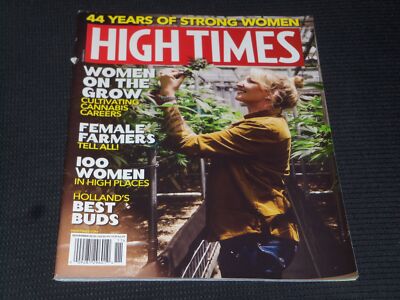 2018 NOVEMBER HIGH TIMES MAGAZINE - WOMEN ON THE GROW FRONT COVER - L 20383