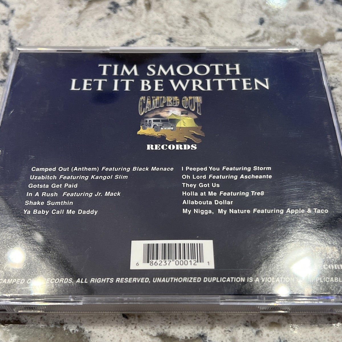 TIM SMOOTH - Let It Be Written (1999) (RIP) New Orleans Rap. OOP 