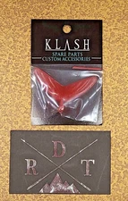 DRT Division Rebels Tackles KLASH 9  "RED & FLAKE"  TRANSFER Tail  FREE SHIP