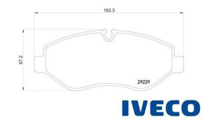 Genuine IVECO FERONT BRAKE PADS FITS DAILY MK IV V SAME DAY DISPATCH