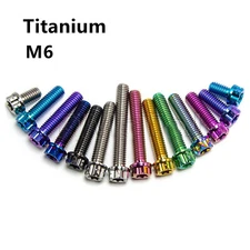 Ti Titanium Torx Head Flange Bolt M6x10/15/20/25/30/35mm motorcycle Bolt