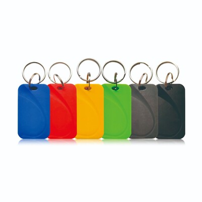 125KHZ Token EM4100 Tag RFID Keyfobs No. 11 Proximity ID Key Chain 100pack