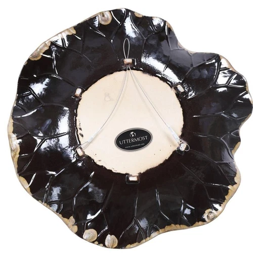 Uttermost Abella Transitional Ceramic Wall Decor in Forest Green (Set of 3) - Picture 5 of 8