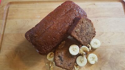 Date Nut Bread and Banana Nut Bread Two Loaves for One Shipping Price