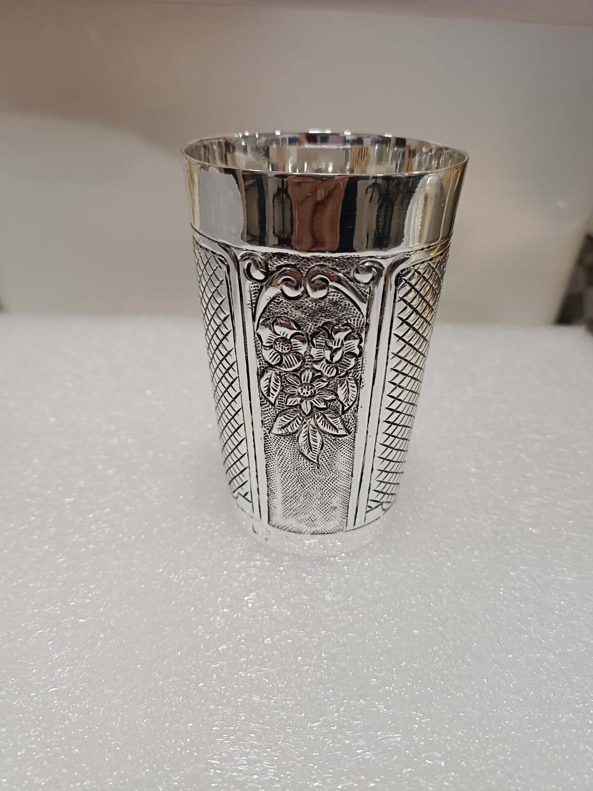 Plate and Kiddush Cup Set Premium Kiddush Wine Cup and Saucer for Shabbat