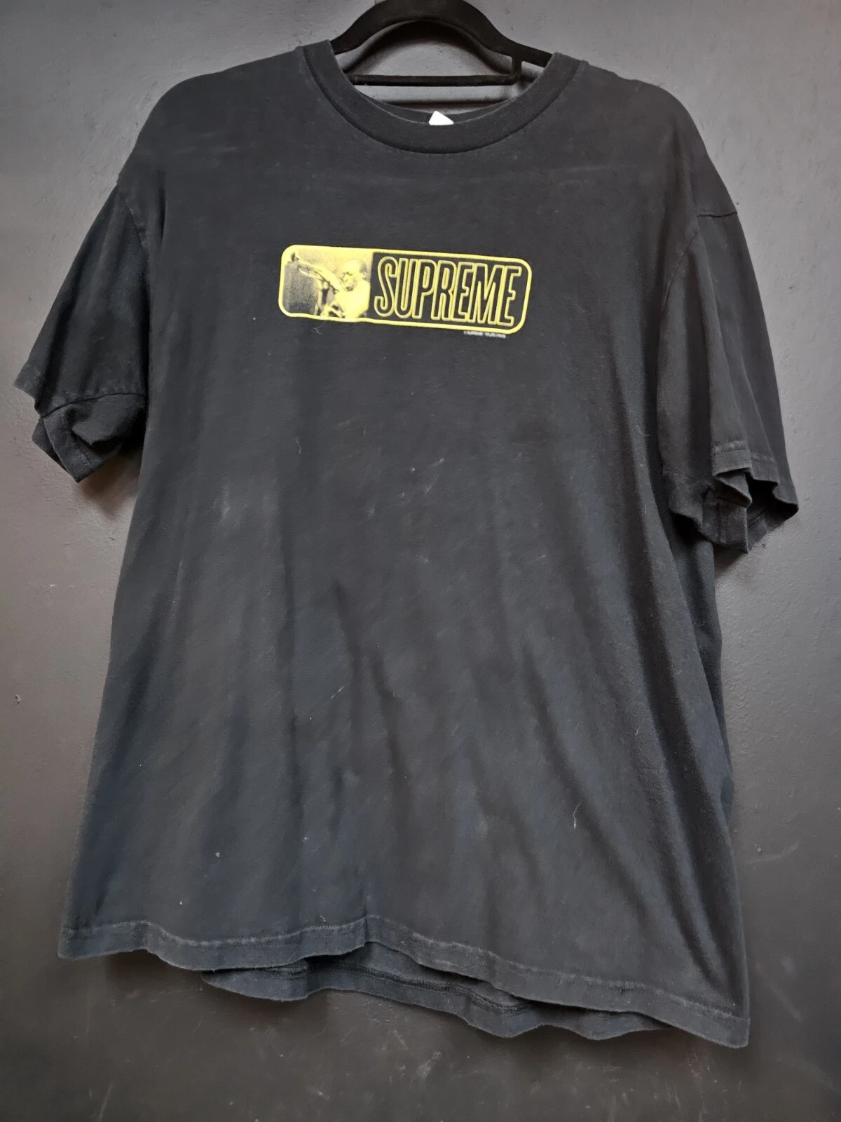 T shirt Supreme Miles Davis SS21 noir grand