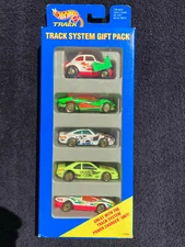 1994 Hot Wheels Track System 5 Car Gift Pack Unopened