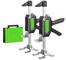 Juego de 2 gatos de construcción: Dispositivo multifuncional con ajuste de altur